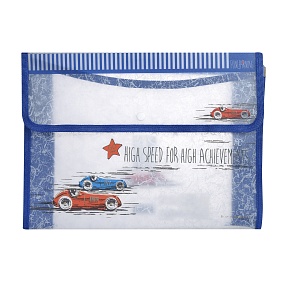 Папка-конверт на кнопке BrunoVisconti®
А4 (33  х  24 см)
"CARS"
Арт. 14-030/12