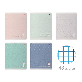 Тетрадь общая Альт®
А5 (165 х 203 мм)
"ЗЕФИРНЫЕ ЗАЙЧАТА" 48 л., клетка
Арт. 7-48-747
обложка в ассортименте