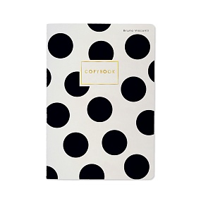Тетрадь общая BrunoVisconti®
А5 (147 х 210 мм)
"BLACK POLKADOT" 40 л., клетка
Арт. 7-40-001/117