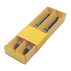 Набор BrunoVisconti®
из 2-х шариковых автоматических  ручек
"ARTCLICK"0.5 мм, синий, в картонном желтом  футляре "Шашечки"
Арт. 20-0281/0404