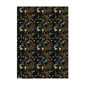 Упаковочная бумага BrunoVisconti®
 (50 х 70 см)
"FLORA.ЛЕСНЫЕ ЯГОДЫ "
Арт. 2-794/02