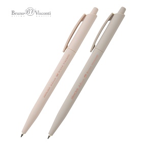 Ручка шариковая автоматическая BrunoVisconti®
"SLIMCLICK"0.5 мм, в тубе "Beige tone"
Арт. 20-0509