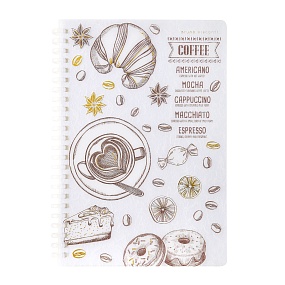 Тетрадь общая BrunoVisconti®
А5 (155 х 215 мм)
"CAFFÈ NERO.TIME" 60 л., клетка
Арт. 7-60-1268/04