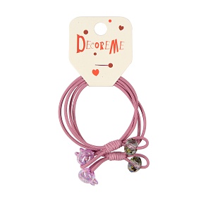 РЕЗИНКА ДЛЯ ВОЛОС 2 ШТ, 5 ЦВЕТОВ 
Арт. 2-712/254