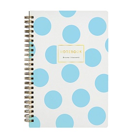 Тетрадь общая BrunoVisconti®
А5 (140 х 210 мм)
"ГОРОШЕК КРУПНЫЙ ГОЛУБОЙ" 60 л., клетка
Арт. 7-60-201/15