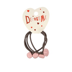 РЕЗИНКА ДЛЯ ВОЛОС "МОЛОЧНАЯ КАРАМЕЛЬ" 2 ШТ, 6 ЦВЕТОВ 
Арт. 2-712/170