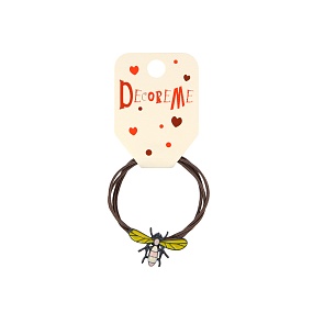 РЕЗИНКА ДЛЯ ВОЛОС 1 ШТ, 3 ЦВЕТА 
Арт. 2-712/284