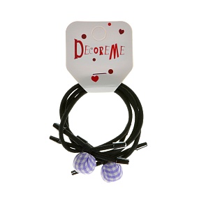 РЕЗИНКА ДЛЯ ВОЛОС "ШАРИКИ. СВЕТЛАЯ КЛЕТОЧКА" 2 ШТ, 5 ЦВЕТОВ
Арт. 2-712/97