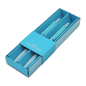 НАБОР ИЗ 2-Х РУЧЕК "HappyClick. Ягодные тортики. Смородина" ШАРИКОВАЯ 0.5 ММ, СИНЯЯ (голубой футляр)
Арт. 20-0241/6666