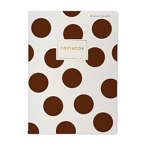 Тетрадь общая BrunoVisconti®
B5 (179x250 мм)
"BROWN POLKADOT" 60 л., без линовки
Арт. 7-60-004/06