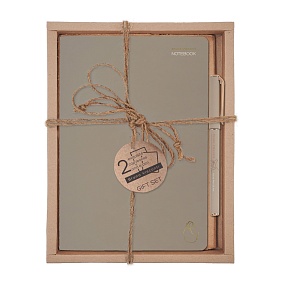 НАБОР ПОДАРОЧНЫЙ "TOTAL BEIGE.Щеночек" (ДВЕ ТЕТРАДИ BV И РУЧКА)
Арт. 7-40-001/203-3