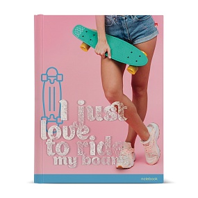 Тетрадь со сменным блоком Альт®
А5 (170 х 220 мм)
"PENNY BOARD" 80л., клетка
Арт. 7-80-081/42