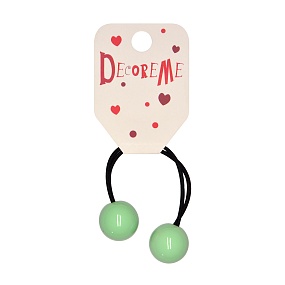 РЕЗИНКА ДЛЯ ВОЛОС "ПАРА ШАРИКОВ 3" 1 ШТ, 2 ЦВЕТА 
Арт. 2-712/174