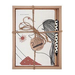 НАБОР ПОДАРОЧНЫЙ "FUNNY DANDELIONS" (ДВЕ ТЕТРАДИ BV И РУЧКА)
Арт. 7-40-235-3