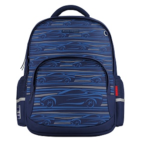 Рюкзак BrunoVisconti®
классический 
синий с эргономичной спинкой
«СПОРТКАР»
Арт. 12-002-127/02