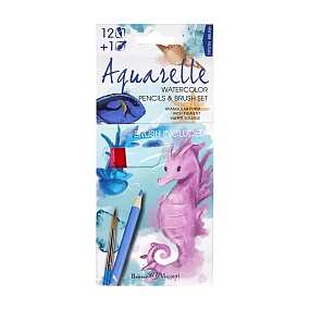 Карандашии акварельные с кистью BrunoVisconti®
12  цветов, грифель 3 мм
DreamWorld
Арт. 30-0134
