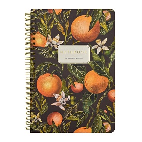 Тетрадь общая BrunoVisconti®
А5 (140 х 210 мм)
"FLORA.PARADISE.ORANGES" 60 л., клетка
Арт. 7-60-201/35