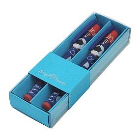 НАБОР ИЗ 2-Х РУЧЕК "FreshWrite. Футбол. Чемпионы. Франция", ШАРИКОВАЯ 0.7 ММ, СИНЯЯ (голубой футляр)
Арт. 20-0214/108108