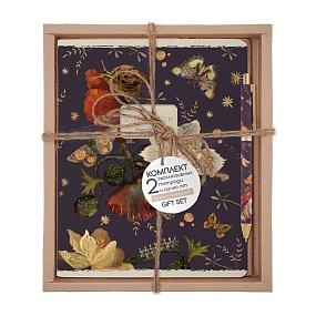 НАБОР ПОДАРОЧНЫЙ "FAUNA.BUTTERFLY.Бабочки.Южная ночь" (ДВЕ ТЕТРАДИ И РУЧКА)
Арт. 7-48-1398-2/2