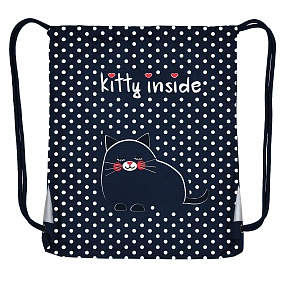 Мешок для обуви BrunoVisconti®
 (44  х  54 см) XXL,
"ЖИЗНЬ УДАЛАСЬ" синий
Арт. 15-001-006/02