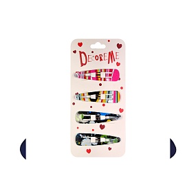 ЗАКОЛКА ДЛЯ ВОЛОС 5 СМ, 4 ШТ, 4 ЦВЕТА
Арт. 2-719/71