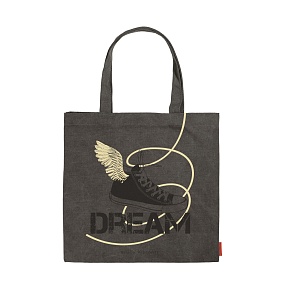 СУМКА-ШОППЕР КВАДРАТНАЯ, СЕРАЯ "МЕЧТА" 39x39 cm
Арт. 16-003-04/01