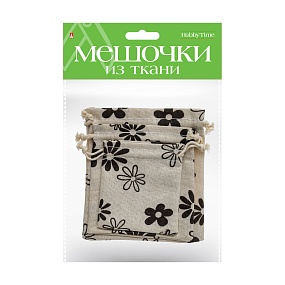 ПОДАРОЧНЫЕ МЕШОЧКИ ИЗ ТКАНИ, 3 ШТ, 3 Р-РА, ВИД 9
Арт. 2-240/09