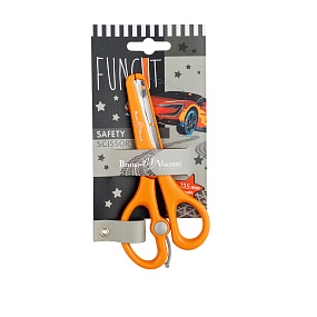 НОЖНИЦЫ ДЕТСКИЕ, "FUNCUT. Машина" 13,5 см. (безопасные лезвия, возвратный механизм) 
Арт. 60-0023/03