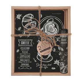 Набор подарочный "CAFFEE NERO. Caffe nero" (две тетради и ручка в тубе)
Арт. 7-48-1272-3/2