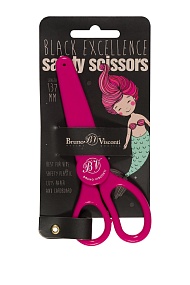 НОЖНИЦЫ ДЕТСКИЕ "BLACK EXCELLENCE. Русалка", 13.7 см.(с защитным чехлом) 
Арт. 60-0028