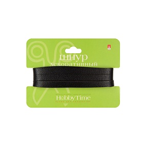 ШНУР ДЕКОРАТИВНЫЙ ИЗ ЭКОКОЖИ ПЛОСКИЙ, 6 ММ, 1 М, ЧЕРНЫЙ
Арт. 2-154/93