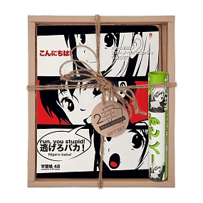 Набор подарочный "MANGA ANIME. Run" (две тетради и ручка в тубе)
Арт. 7-48-1241-3/1