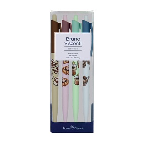 Набор BrunoVisconti®
из 4-х шариковых ручек
0.5 мм, синий, HappyClick «КОФЕМАНИЯ»
Арт. 20-0241-4/6