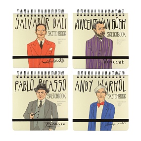 SKETCHBOOK BrunoVisconti®
200х200  мм, 100 л.
Бежевый 100 г, на гребне
Арт. 1-503/02
обложка в ассортименте