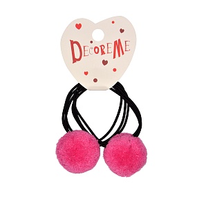 РЕЗИНКА ДЛЯ ВОЛОС С ПОМПОНАМИ "МЯГКИЕ ШАРИКИ" 2 ШТ, 5 ЦВЕТОВ
Арт. 2-713/11