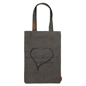 СУМКА-ШОППЕР С КАРМАНОМ, СЕРАЯ "СЕКРЕТЫ ЛЮБВИ" 35x47 cm
16-002-04/08