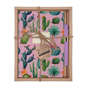 НАБОР ПОДАРОЧНЫЙ "FLORA.КАКТУСОВАЯ РАДОСТЬ" (ДВЕ ТЕТРАДИ BV И РУЧКА)
Арт. 7-40-001/27-3