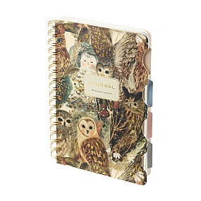 ЗАПИСНАЯ КНИЖКА "ART JOURNAL" А5,120 Л. НА ГРЕБНЕ, С РАЗДЕЛИТЕЛЯМИ"FAUNA.ВОЛШЕБНЫЕ СОВЫ"
Арт. 3-737/04