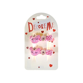 ЗАКОЛКА ДЛЯ ВОЛОС 3,5 СМ, 2 ШТ, 2 ЦВЕТА
Арт. 2-719/18