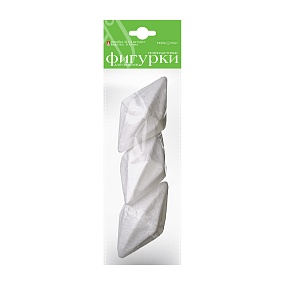 ПЕНОПЛАСТОВЫЕ ФИГУРКИ. РОМБЫ 3D, 100 ММ, 3 ШТ. 
Арт. 2-213/01