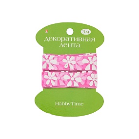 ЛЕНТА ДЕКОРАТИВНАЯ ИЗ ОРГАНЗЫ "ЦВЕТОЧКИ", ШИРИНА 1,5 СМ., ДЛИНА 3 М., 4 ЦВЕТА
Арт. 2-607/13