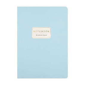 Тетрадь общая BrunoVisconti®
А5 (147 х 210 мм)
"MONOCOLOR" зефирный голубой 40 л., линейка
Арт. 7-40-1318/08