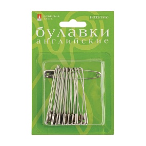 БУЛАВКИ АНГЛИЙСКИЕ. МЕТАЛЛИЧЕСКИЕ. РАЗМЕР 4, 12 ШТ, СЕРЕБРО
Арт. 2-681/06