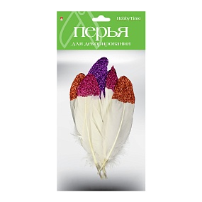 ПЕРЬЯ ДЛЯ ДЕКОРИРОВАНИЯ 14-20 СМ. 3 ВИДА, "ЯРКИЙ ГЛИТТЕР". НАБОР №10
2-405/07