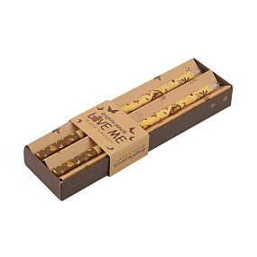 Набор чернографитовых карандашей BV
НВ, грифель 2 мм
2 шт. Love me "LOVE ME.СОВУШКИ"
Арт. 21-0030/104-22