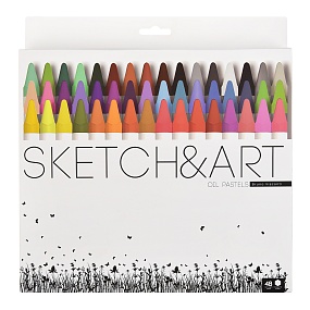 Мелки пастельные на масляной основе BrunoVisconti®
48  цветов 
Sketch&Art
Арт. 31-0018