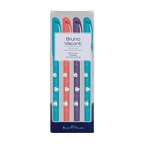 НАБОР ИЗ 4-Х РУЧЕК "DeleteWrite. Пандочки" СО СТИРАЕМЫМИ ЧЕРНИЛАМИ  0.5 ММ, СИНЯЯ
Арт. 20-0269-4/1