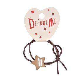 РЕЗИНКА ДЛЯ ВОЛОС "ЗВЕЗДОЧКА. ГЛЯНЕЦ" 1 ШТ, 3 ЦВЕТА 
Арт. 2-712/160