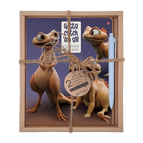 НАБОР ПОДАРОЧНЫЙ "ГЛАЗАСТИКИ. Глазастики оранжевые" (ДВЕ ТЕТРАДИ И РУЧКА)
Арт. 7-48-1284-2/4