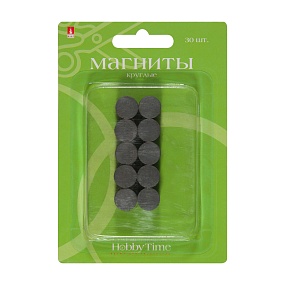 МАГНИТЫ КРУГЛЫЕ 12х4  мм 30 ШТ.
Арт. 2-493/04
